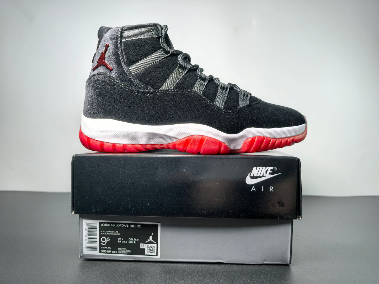 Air Jordan 11 WMNS “Bred Velvet” Rumored to Release Holiday 2024 DB5457-061