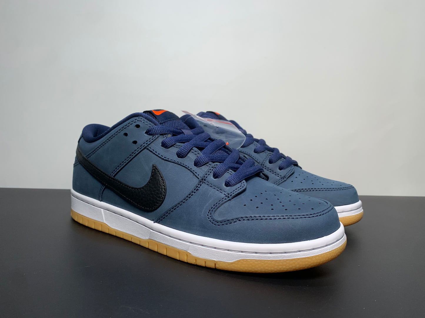 Nike Dunk Low Pro ISO SB Skateboard 'Navy Gum' Midnight Navy/White/Gum CW7463-401