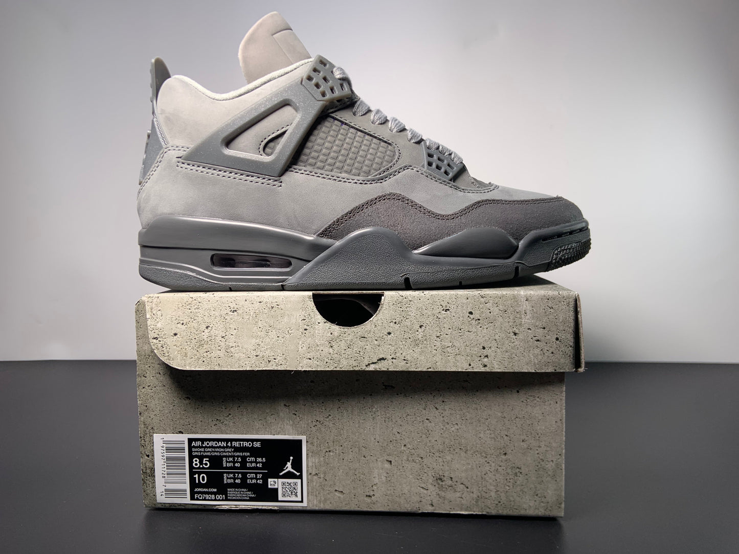 Nike Air Jordan 4 Retro SE Paris Olympics Wet Cement FQ7928-001