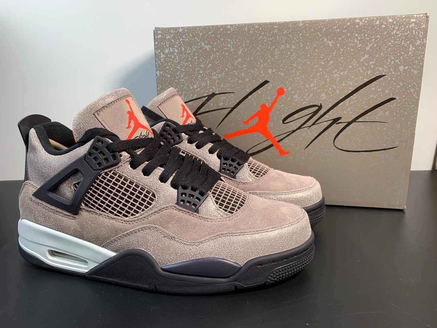 Air Jordan 4 Retro Infrared Off White Oil Gray Taupe Haze DB0732-200
