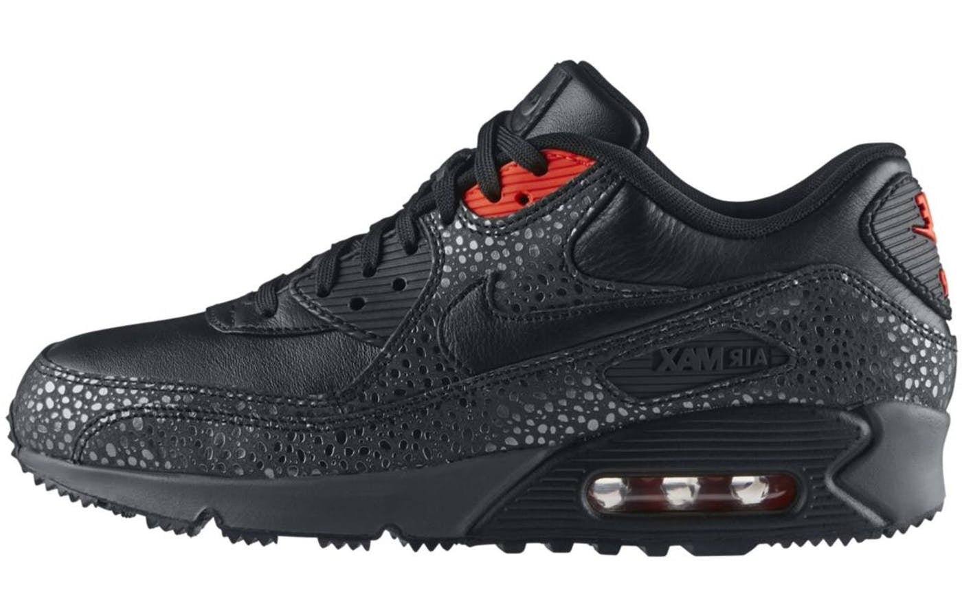 Nike Air Max 90 Deluxe Black/Infrared/Anthracite/Black 684710-001 KICKSOVER