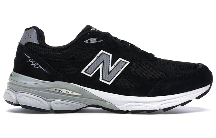 New Balance 990v3 'Black White' Black/Grey/White M990BK3 KICKSOVER