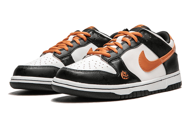 Nike Dunk Low GS 'Halloween' White/Soft Orange-Black 306339-182 sneakmarks