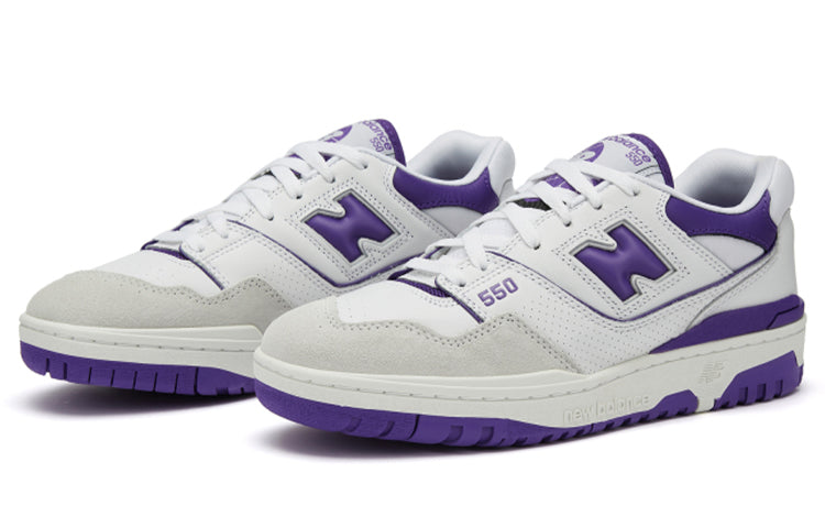 New Balance 550 White Purple BB550WR1 KICKSOVER