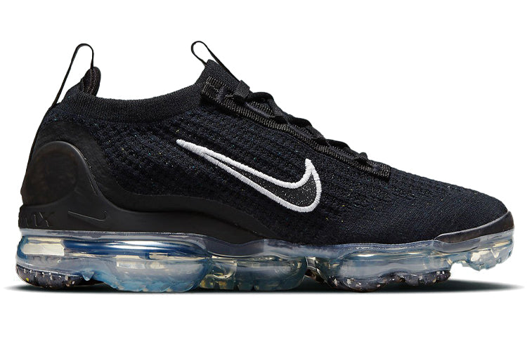 Nike Womens Air Vapormax Flyknit 2021 Black Metallic Silver DC4112-002 KICKSOVER