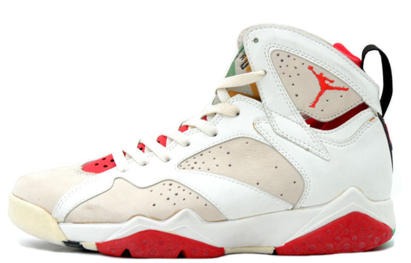 Air Jordan 7 OG 'Hare' White/Light Silver-True Red 130014-100