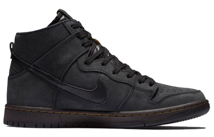 Nike Zoom Dunk High SB Skateboard Pro Deconstructed Premium Peat Moss Black-Velvet Brown-Peat Moss AR7620-002 sneakmarks