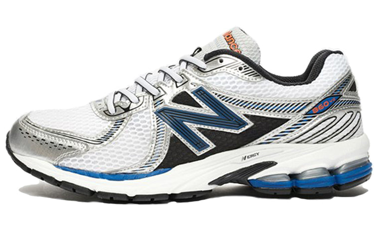 New Balance 860v2 OG 'White Silver' White/Metallic Silver/Blue ML860XB KICKSOVER