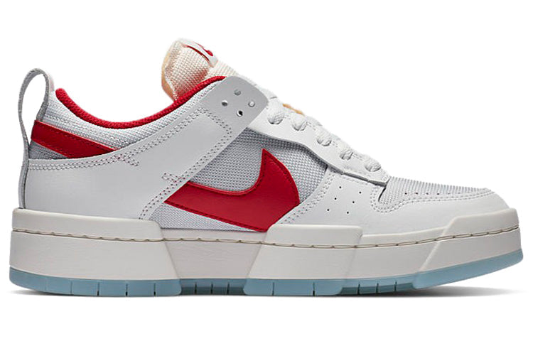 Nike Womens WMNS Dunk Low Disrupt Summit White Gym Red CK6654-101 sneakmarks