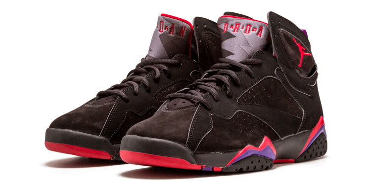 Air Jordan 7 Retro 'Raptor' 2002 Black/Dark Charcoal-True Red 304775-006