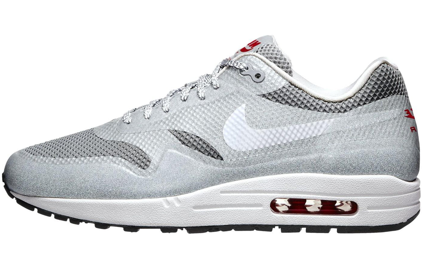 Nike Air Max 1 Hyperfuse Matte Silver White 543213-016 KICKSOVER