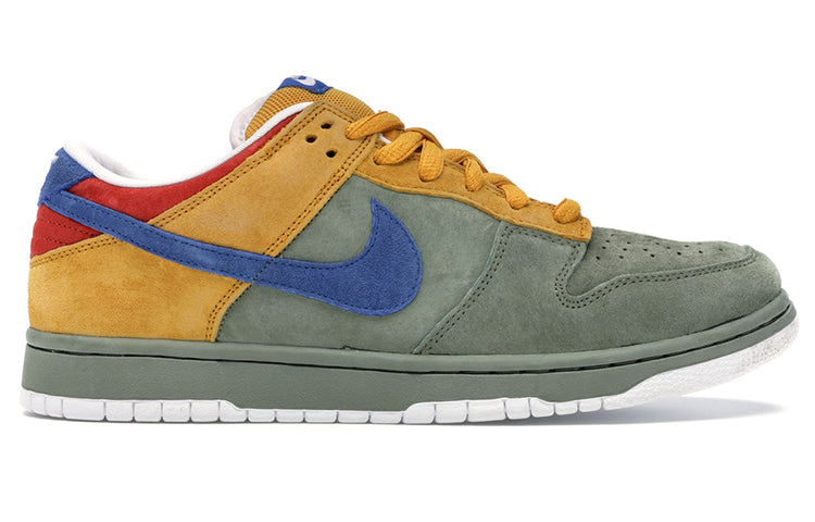 Nike Dunk Low Premium SB Skateboard 'Puff N Stuff' Oil Green/International Blue 313170-341 sneakmarks