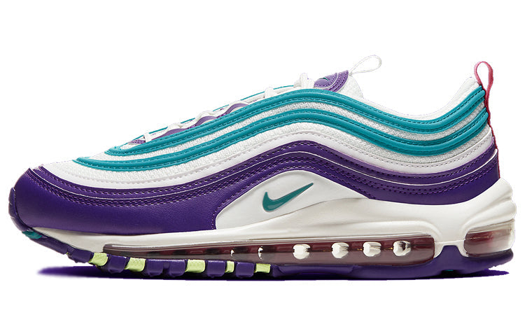 Womens Air Max 97 'Hornets' Summit White/Blight Blus-Purple-Volt CI7388-101 KICKSOVER