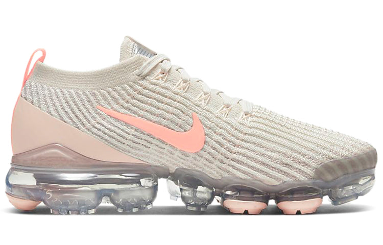 Nike Womens Air VaporMax Flyknit 3 'Light Cream Crimson Tint' Light Cream/Crimson Tint/Vast Grey/Atomic Pink CT1274-200 KICKSOVER