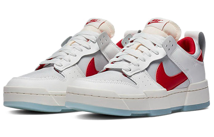 Nike Womens WMNS Dunk Low Disrupt Summit White Gym Red CK6654-101 sneakmarks