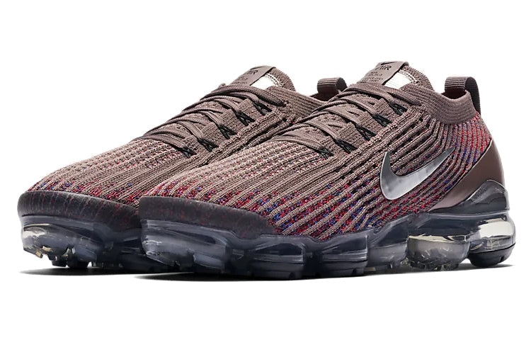 Nike Womens Air VaporMax Flyknit 3 'Plum Eclipse' Plum Eclipse/Metallic Silver AJ6910-200 KICKSOVER