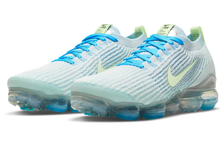 Nike Womens Air VaporMax 3 'Pure Platinum Baltic Blue' Pure Platinum/Baltic Blue/Metallic Silver/Barely Volt DC2051-001 KICKSOVER