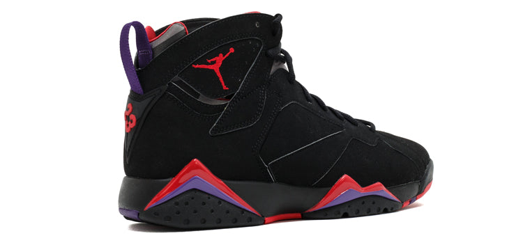 Air Jordan 7 Retro GS 'Raptor' 2012 Black/True Red-Dark Charcoal-Court Purple 304774-018