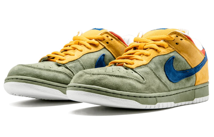 Nike Dunk Low Premium SB Skateboard 'Puff N Stuff' Oil Green/International Blue 313170-341 sneakmarks