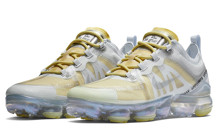 Womens Air VaporMax 2019 Premium 'Celery' Celery/Metallic Silver-Half Blue-Summit White-Pure Platinum-Spruce Fog AT6817-301 KICKSOVER