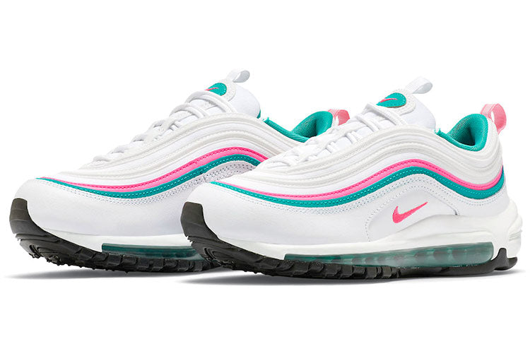 Nike Womens Air Max 97 White Pink Turbo Green DC5223-100 sneakmarks