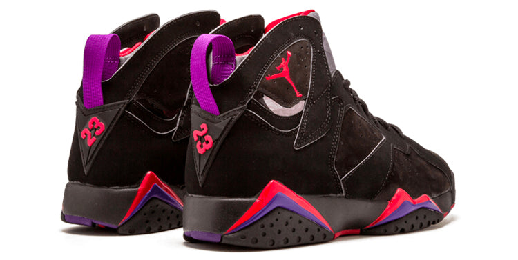 Air Jordan 7 Retro 'Raptor' 2002 Black/Dark Charcoal-True Red 304775-006