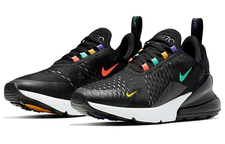 Nike Womens Air Max 270 'Black Flash Crimson' Black/Flash Crimson-University Gold AH6789-023 KICKSOVER