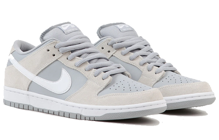 Nike SB Skateboard Zoom Dunk Low PRO WOLF GREY/SUMMIT White-CLEAR 854866-011 sneakmarks