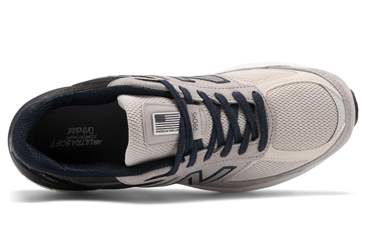 New Balance 990v5 Made in USA 'Light Grey Navy' Navy/Light Grey/Black M990GT5 KICKSOVER