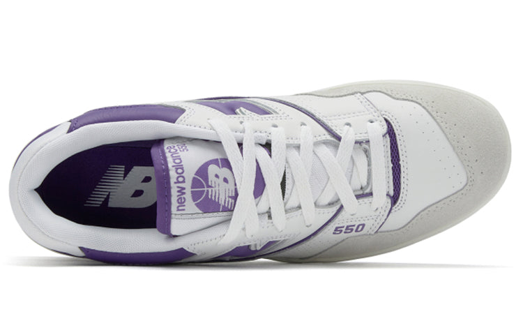 New Balance 550 White Purple BB550WR1 KICKSOVER