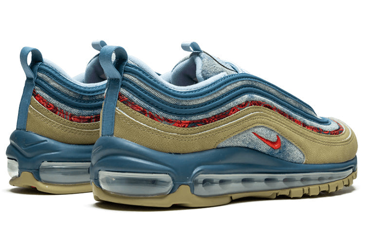 Nike Air Max 97'Wild West' GS Parachute Beige/University Red-Thunderstorm-Lite Armory Blue-Sail BV6374-200 KICKSOVER