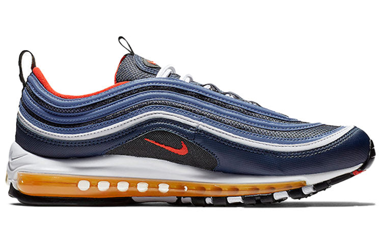 Nike Air Max 97 Midnight Navy Habanero Red 921826-403 KICKSOVER
