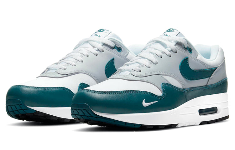 Nike Air Max 1 LV8 'Dark Teal Green' White/Dark Teal Green/Wolf Grey/Black DH4059-101 KICKSOVER