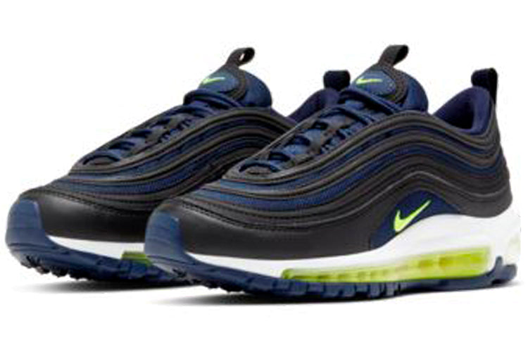 Air Max 97 GS 'Midnight Navy Lemon' Black/Midnight Navy/White/Lemon Venom 921522-018 KICKSOVER
