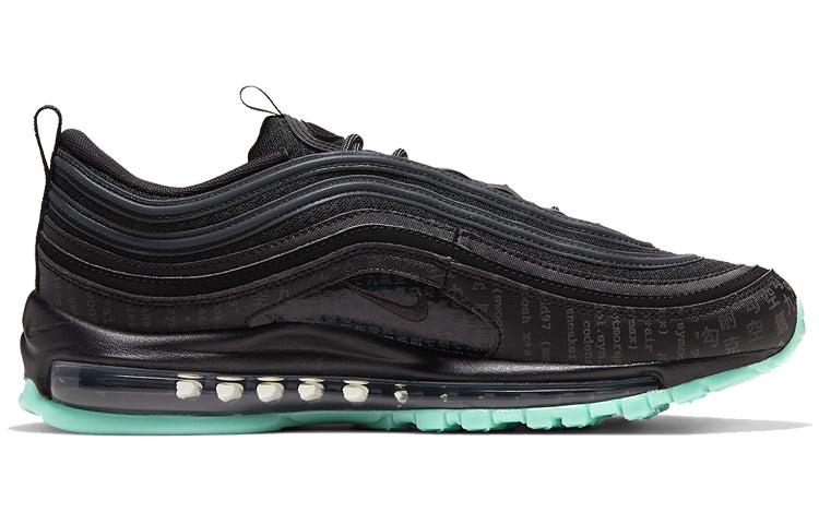 Nike Air Max 97 'Matrix' Black/Black/Green Glow 921826-017 KICKSOVER