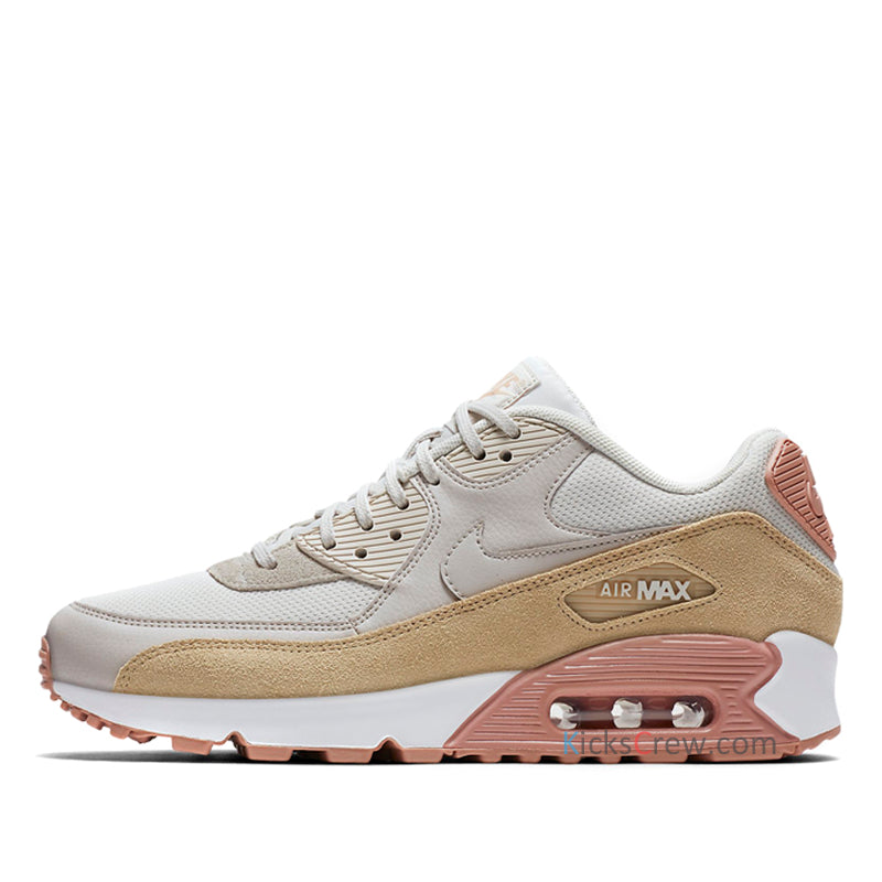 Nike Womens Air Max 90 LE Light Bone Pink 325213-046 KICKSOVER