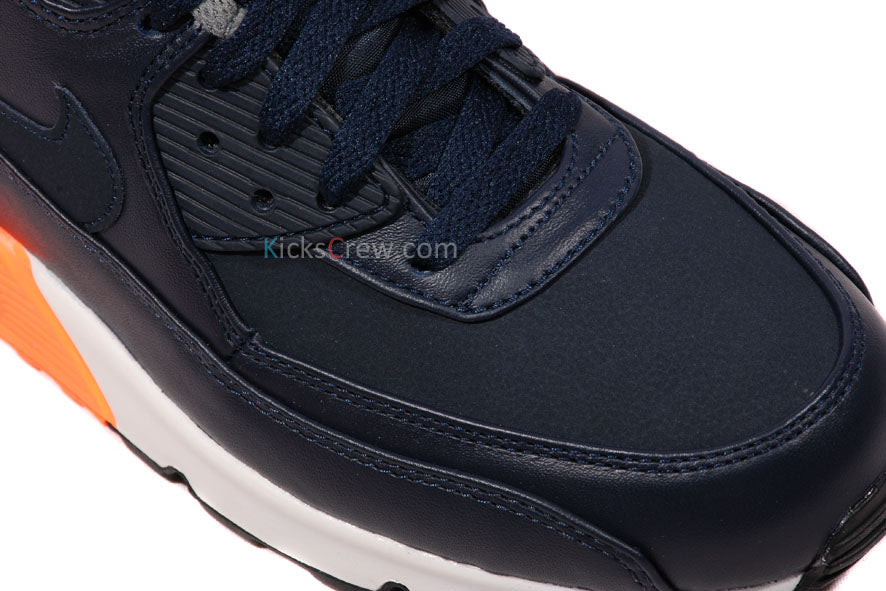 Nike Air Max 90 Premium Dark Obsidian Orange 333888-402 KICKSOVER