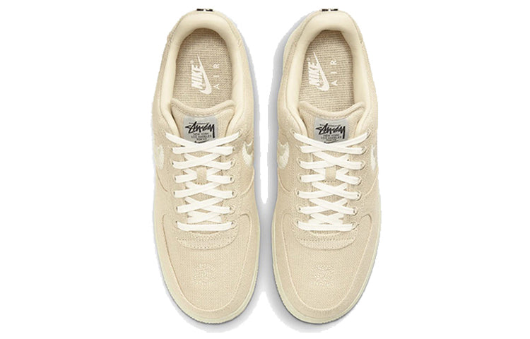 Nike Stussy x Air Force 1 Low 'Fossil' Fossil Stone/Sail/Off White CZ9084-200 KICKSOVER