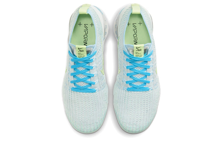 Nike Womens Air VaporMax 3 'Pure Platinum Baltic Blue' Pure Platinum/Baltic Blue/Metallic Silver/Barely Volt DC2051-001 KICKSOVER