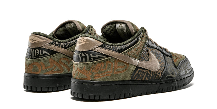 Nike Dunk Low Premium 'Doernbecher' Black/Olive-Grey-Deep Green 307696-001 sneakmarks