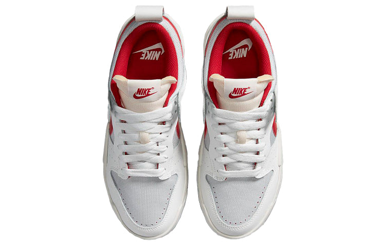 Nike Womens WMNS Dunk Low Disrupt Summit White Gym Red CK6654-101 sneakmarks