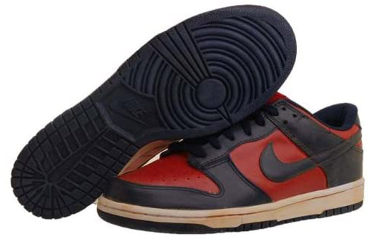 Nike Dunk Low Vintage 'Varsity Red Blue' Varsity Red/Midnight Blue 446242-601 sneakmarks