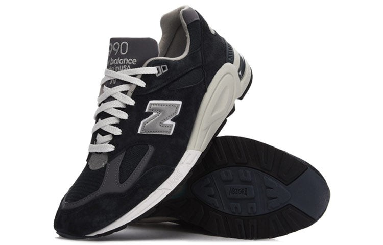 New Balance 990v2 'Navy White' Navy/Grey M990NV2 KICKSOVER