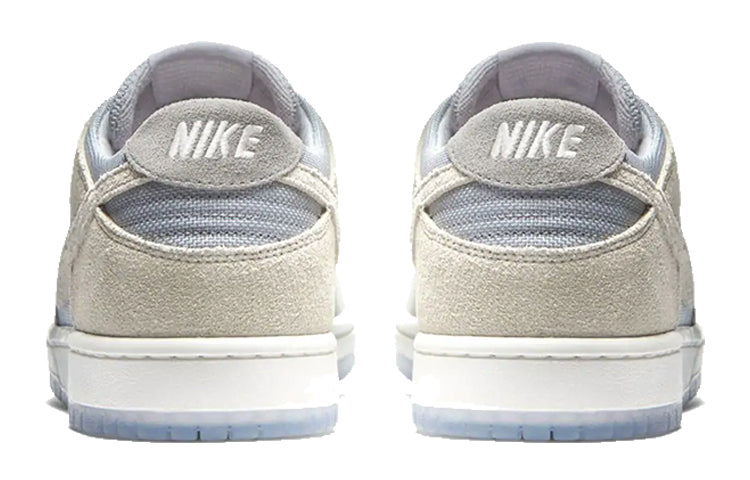 Nike SB Skateboard Zoom Dunk Low PRO WOLF GREY/SUMMIT White-CLEAR 854866-011 sneakmarks