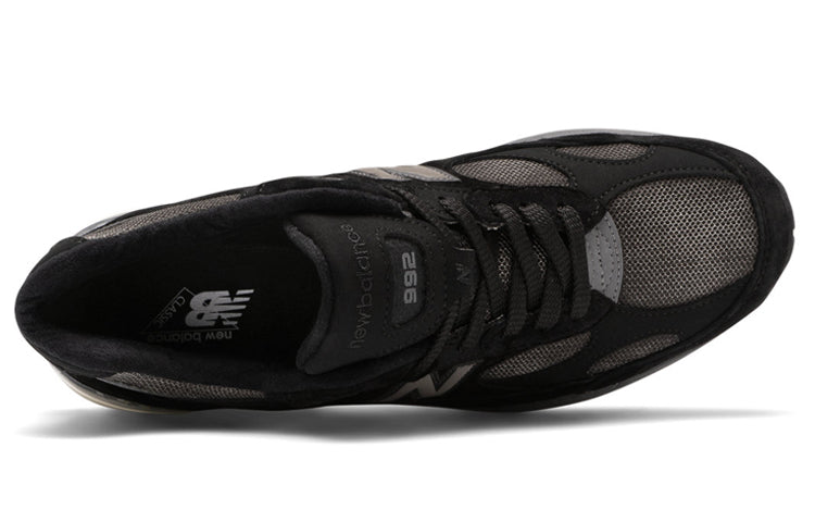 New Balance 992v1 Made In USA 'Black' Black/Grey M992BL KICKSOVER