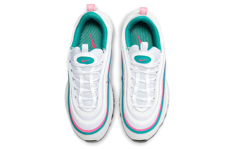 Nike Womens Air Max 97 White Pink Turbo Green DC5223-100 sneakmarks