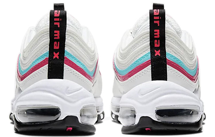 Nike Womens Air Max 97 White Pink Aurora Green CT6806-116 KICKSOVER