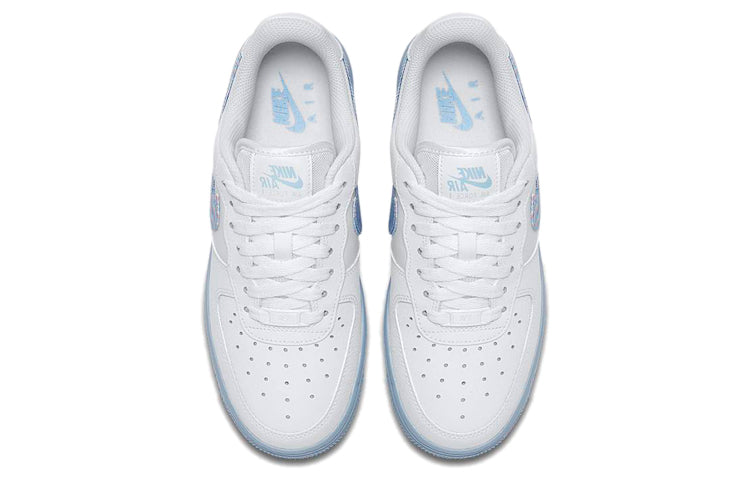 Nike Womens Air Force 1 Low 'Hydrogen Blue' White/Hydrogen Blue/Laser Blue CZ0377-100 KICKSOVER