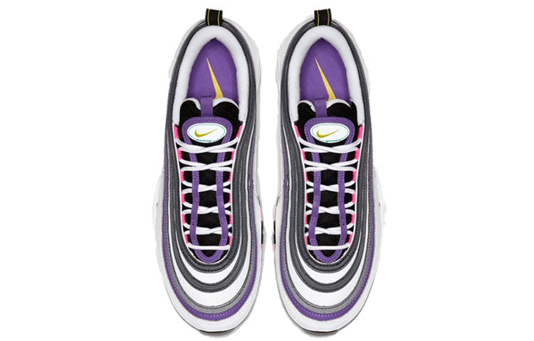 Nike Air Max 97 White Dynamic Yellow Violet 921826-106 KICKSOVER