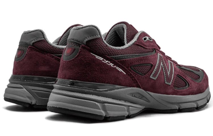 New Balance 990v4 Made In USA 'Burgundy' Burgundy/Grey M990BU4 KICKSOVER